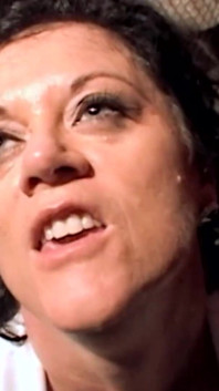 Stocking milf gets slammed in interracial gangbang
