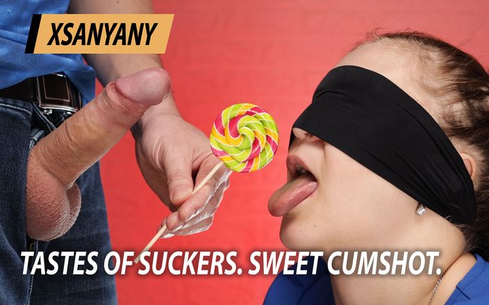 XSanyAny and ShinyLaska: चूसने वालों का स्वाद। मीठा वीर्य निकालना.