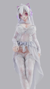 [mmd] abito da sposa debole T-ara amore da sposa bianco
