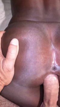 Ebony Teen Bubble Butt Fucked From Behinf by Bwc