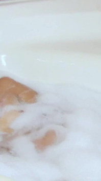 Asian Bunny in Bath