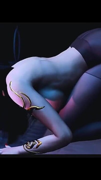 Bogini Fantasy Bliss: Krzywe 3D Glow - Animacja 3D Hentai