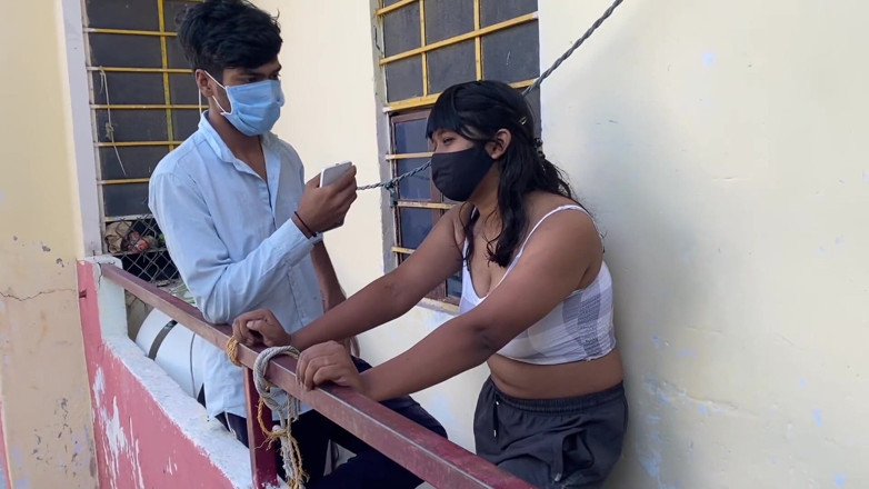 Indian Teen Girl's: Outdoor Sex Stepbrother and Stepsister Outside Door Romance and Sex...
