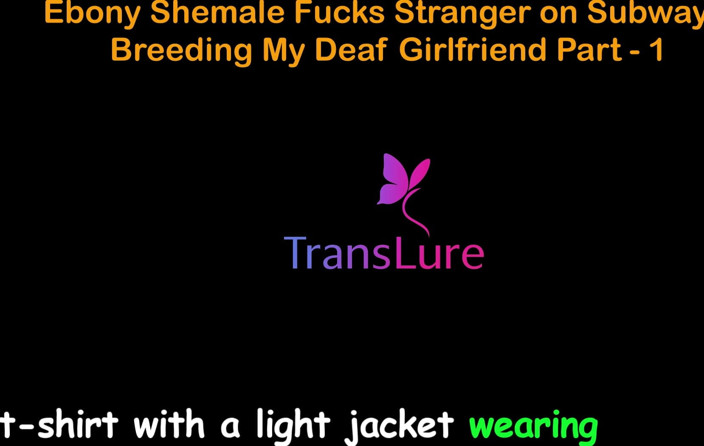 TransLure: English Audio Sex Story - Ebony Shemale Fucks Stranger on Subway -...