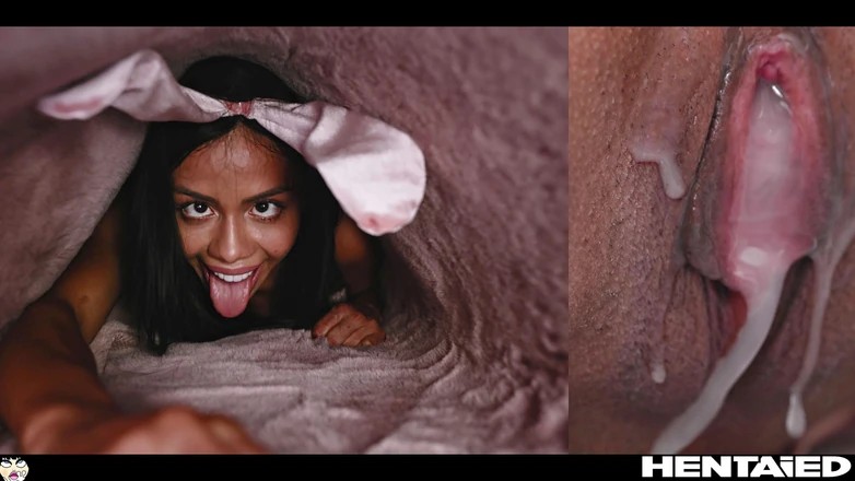 Hentaied: Hentai z prawdziwego życia - Canela Skin zerżnięta i zalana magicznym dywanem