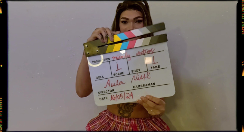 Casal Mattos Trans: Dev götlü trans öğrenci kamera arkası film çekerken ve film çektikten sonra gırtlağına...