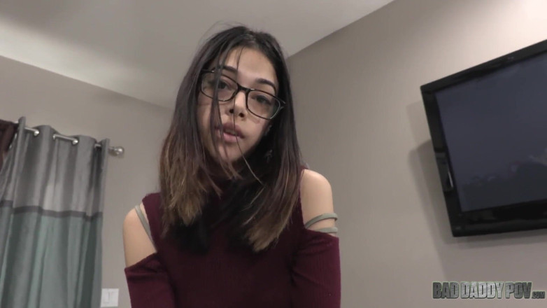 BadStepFamilyPov: Hairy Harmony Wonder gets smashed by her stepdad