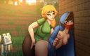 LoveSkySan69: Minecraft Hentai Horny Craft - partea 26 - Distracție lesbiană!! de Loveskysan69