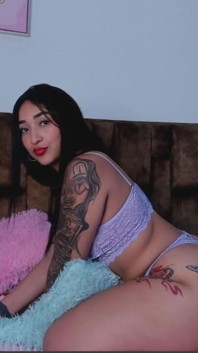 Tattooed Woman with a Delicious Ass