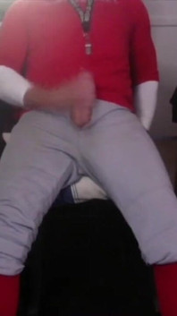 Horny After Baseball Practice Jockdad87 Busts a Nut on a Jordan Shoe