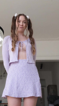 Anime Girl with Pigtails Gives Blowjob and Rimming