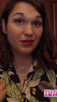 Trans Beauty Excited to Fuck Her Idol