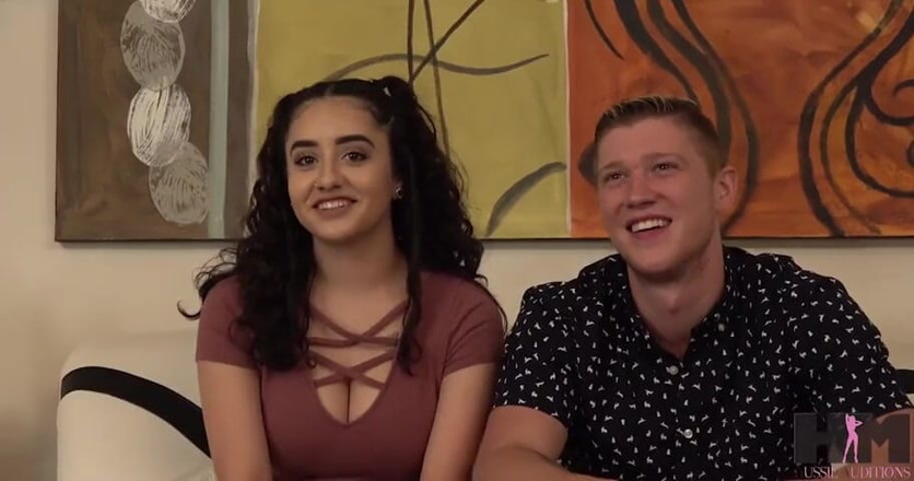 Hussie Auditions: Sofia i Oliver uprawiają seks po raz pierwszy przed kamerą...