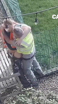 Security Cam Caught the Old Mature Hung Boss with His Workmate