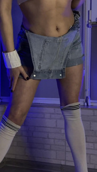 Sexy Bílé podkolenky Cam 3