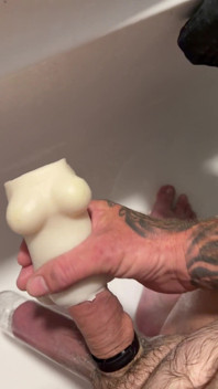 Hoes met enorm cumshot-einde.