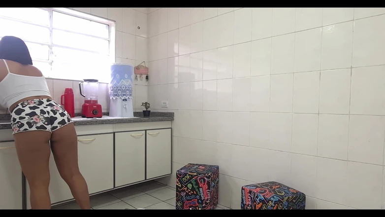 Lukas Zaad: Tiny Shorts in the Kitchen! Wife Cleaning the House Turns...