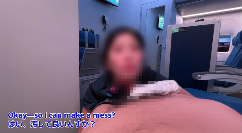 marutahub: 【caと飛行機セックス】「まだイかないで」射精寸前まで何度も勃起させてくる乗務員さんとの夢のようにエロい時間