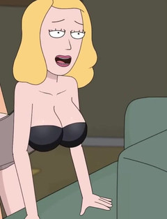 LoveSkySan69: Rick and Morty - Cesta zpět domů - Pouze sexuální scéna - Část 36 Beth...