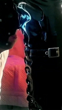 Lady Angela Submissive Worshiping Pvc Thigh High Boots