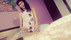 GinnaGg: Peepshow dedilhando buceta peluda buceta molhada russa milf ginnagg