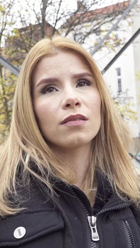 German Scout - tiefes-casting für dünnes kolumbianisches teenie Ashley Rose beim Abholen