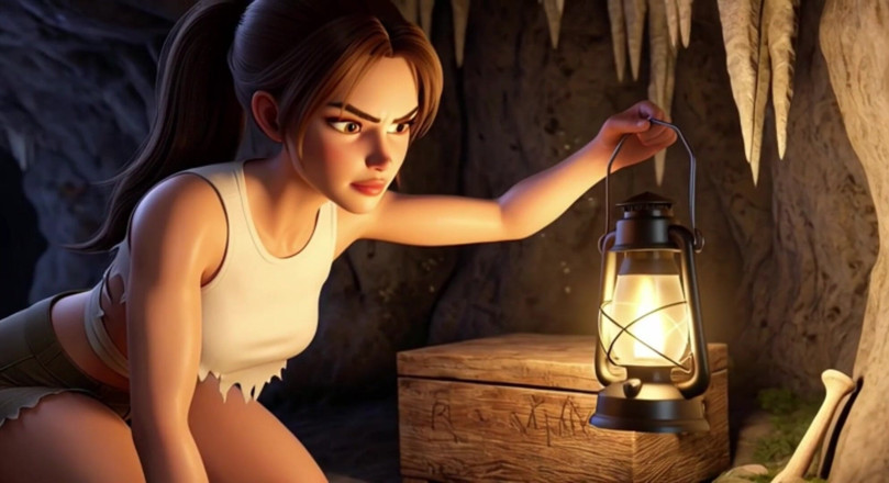 My night collection: Lara Croft descobre tesouro da Amazônia e abraça belo espírito...