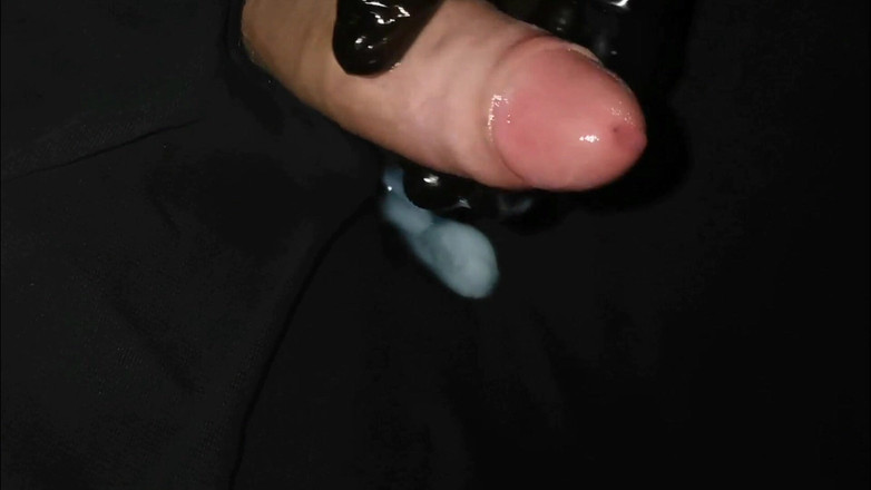 SEXY_GUYBEST: Powerful Cum Squirting From Gloved Massage Romantic Handjob Part 3