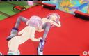 H3DC: 3D Hentai Neptunia en Neptunia lesbiennes neuken in de kamer (choujigen-spel...