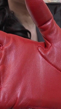 Red Leather Gloves-the Scent of Leather Makes You Weak, Lady Victoria Valente