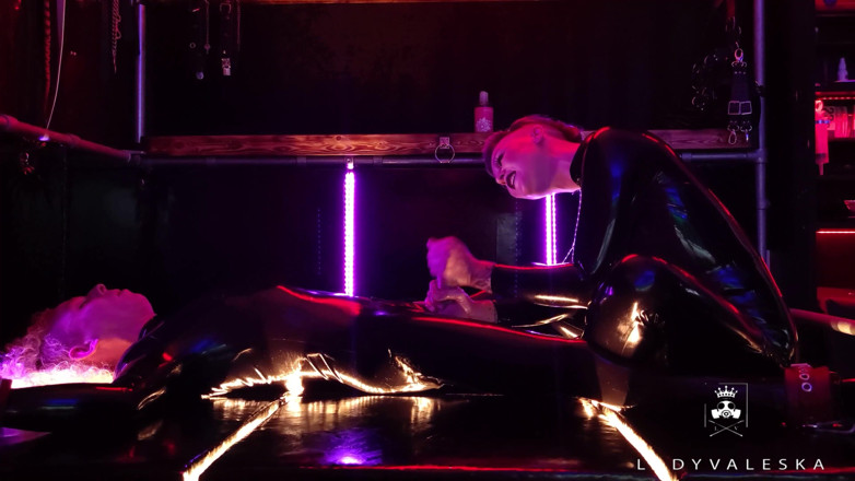 Lady Valeska: Inescapable bound orgasm