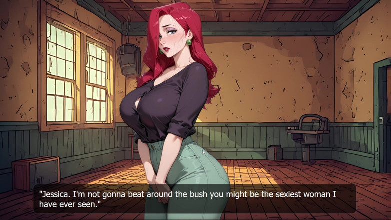 Porn Games: Ai Jessica Redhead Visual Novel Original
