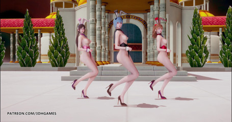 3D-Hentai Games: Somi - Birthday naked dance Evangelion Rei Ayanami Asuka Langley Sōryū...