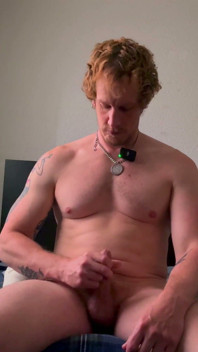 Gay Gooner Christian Hunter Cums a Second Time and Makes His Thick Cut Cock Creamy Af
