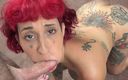 ChickPass Amateurs: Tatuada gostosa Gia Lovely faz um boquete durante sua entrevista...