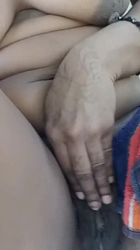 Daytime Outdoors Squeezing My Tits Rubbing My Hairy Pussy