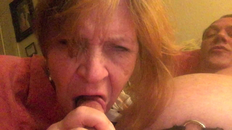Carmen Angel: Granny Carmen's Throwback Closeup Cock Sucking Compilation