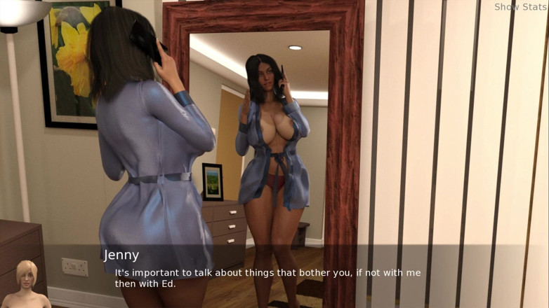 Porny Games: プロジェクトホット妻 - 裸の妻がシャワーでブロック12