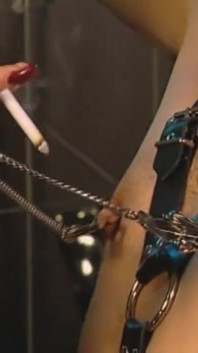 Humiliating penis bondage