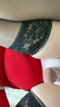 Sissy Crossdresser Drips Cum and Taste and Then Talks Dirty to the Camera