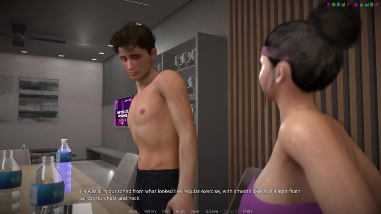 Porny Games: Freundliche hausfrau von white foam - vollbusige dame hilft ihrer jungfräulichen...