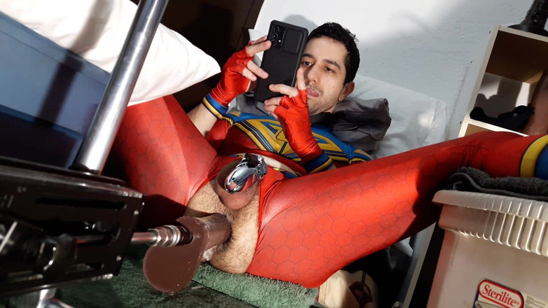 Ricky Cage: Pertunjukan live oktober ricky cage - superhero dengan kontol dientot habis-habisan...