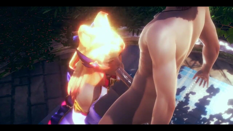 HentaiTubes: Lol hentai - ahri ve syra harika seks ile üçlü seks - Japon...