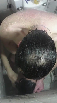 Big-assed MILF Fucked in All Her Holes in the Shower
