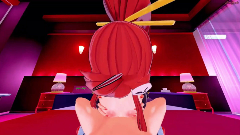 Hentai Smash: Yoko littner fa un servizietto con le tette pov e...