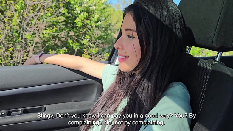 Labestiaylabella: セクシーなセールスウーマンが仕事に来るけど、途中で車の中で素敵なセックスをした