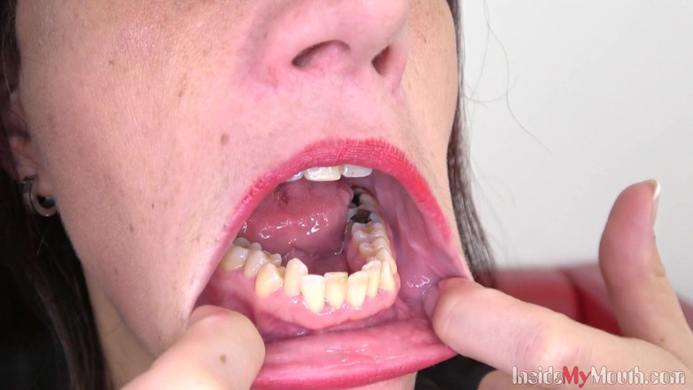 Inside My Mouth: Mouth fetish clip with ali bordeaux fullhd - Inside my mouth
