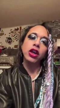 Glam gótica para ano novo