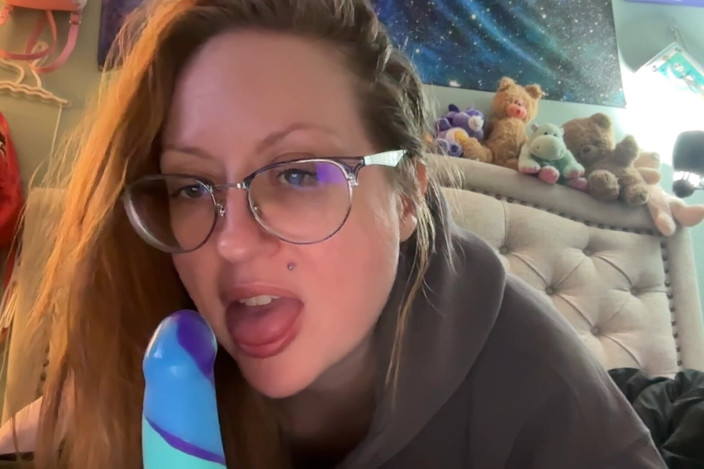 Honey Doll: Practicing My Blow Job Skills on a Dildo