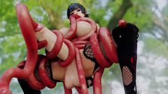 Velvixian3Futanari: Monster X Nyotengu (futa Shemale)